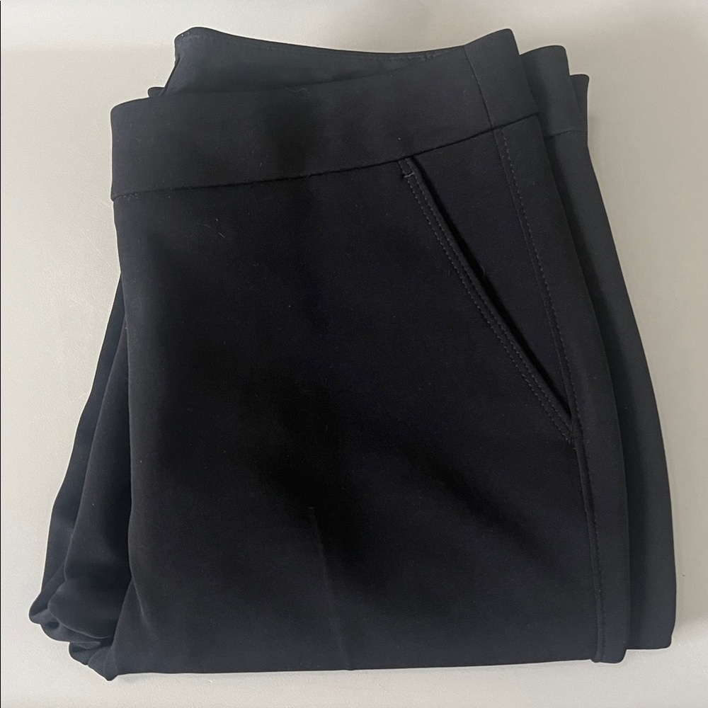 WHBM Slim Black Mid Rise Dress Pant Size 6